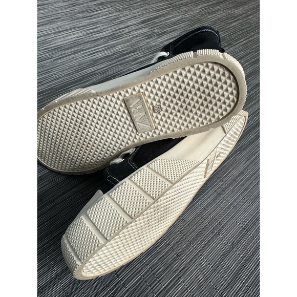 ZARA Canvas High-Top Trainers - Picture 12 of 13